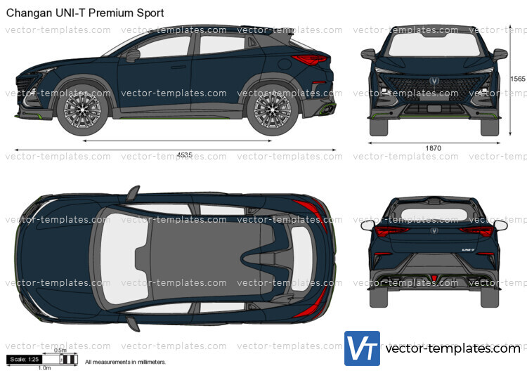 Templates Cars Changan Changan UNI T Premium Sport