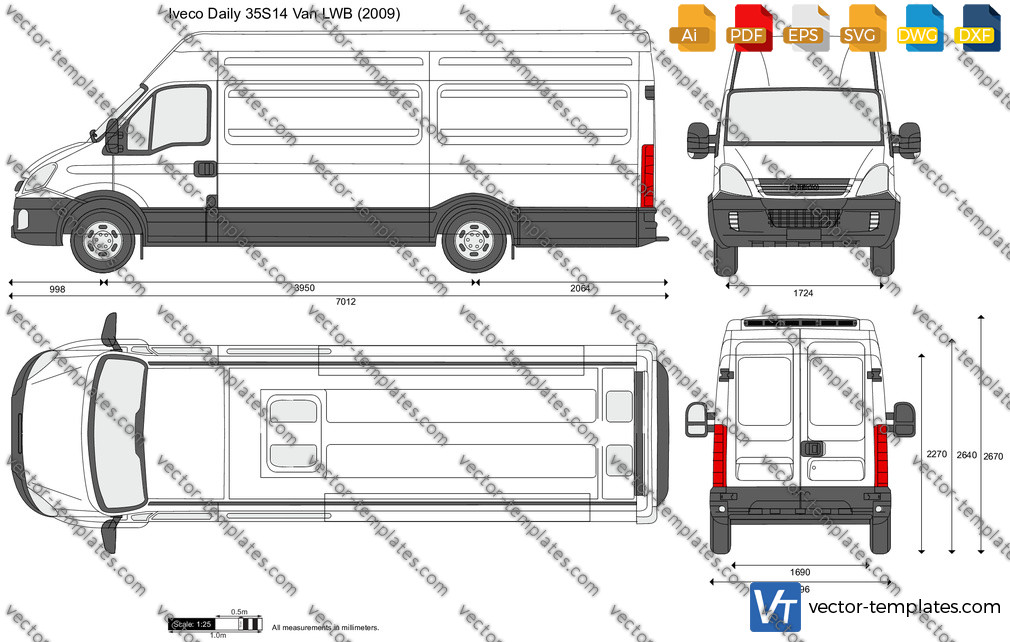 Templates - Cars - Iveco - Iveco Daily 35S14 Van LWB