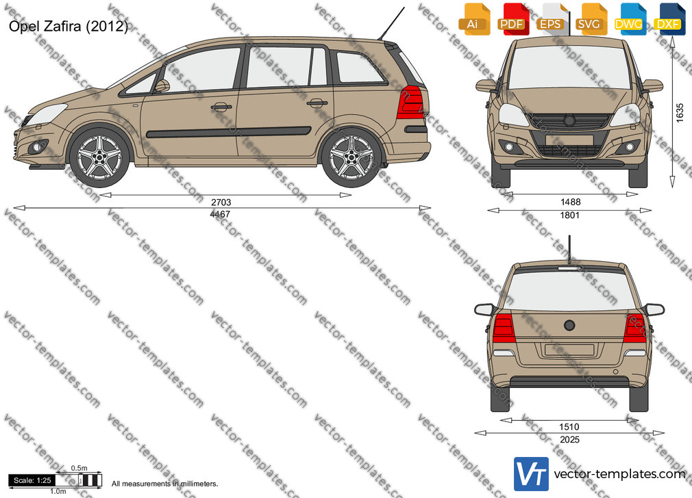 Templates - Cars - Opel - Opel Zafira