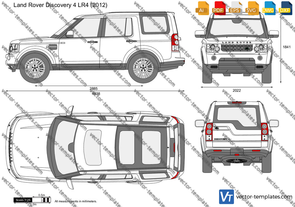 Regelen Modieus Peregrination Templates - Cars - Land Rover - Land Rover Discovery 4 LR4