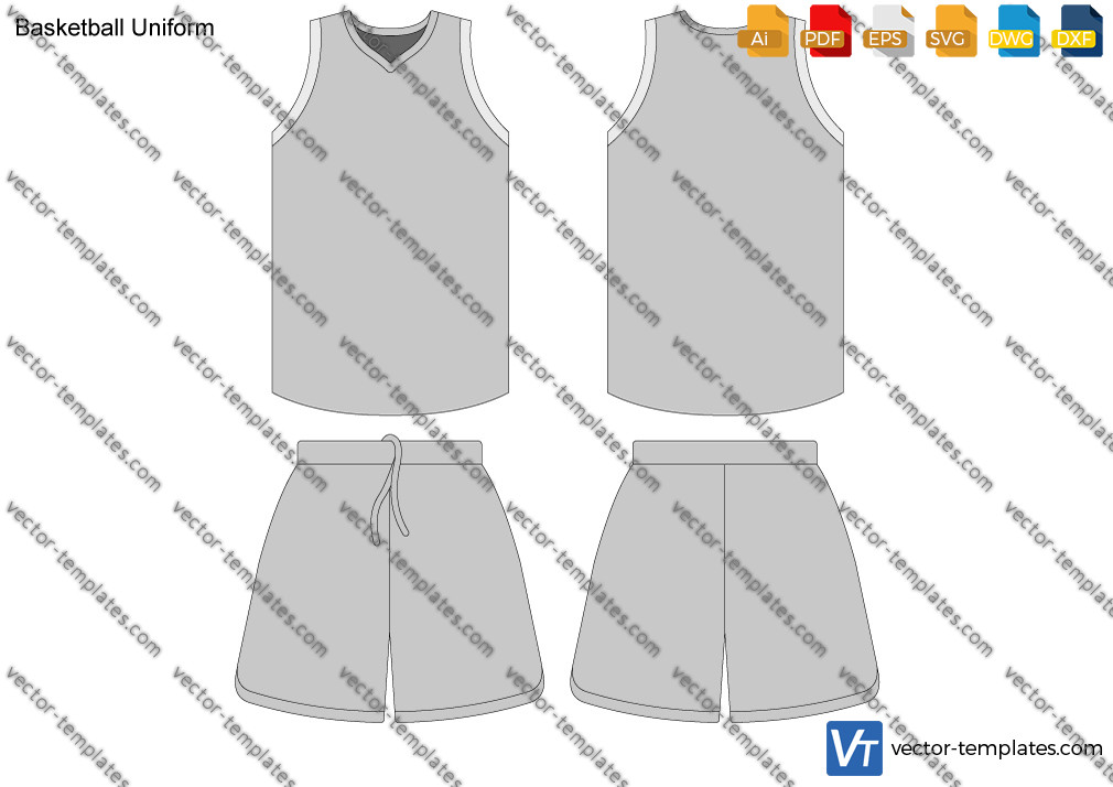 Templates - Miscellaneous - Clothing - Basketball Uniform