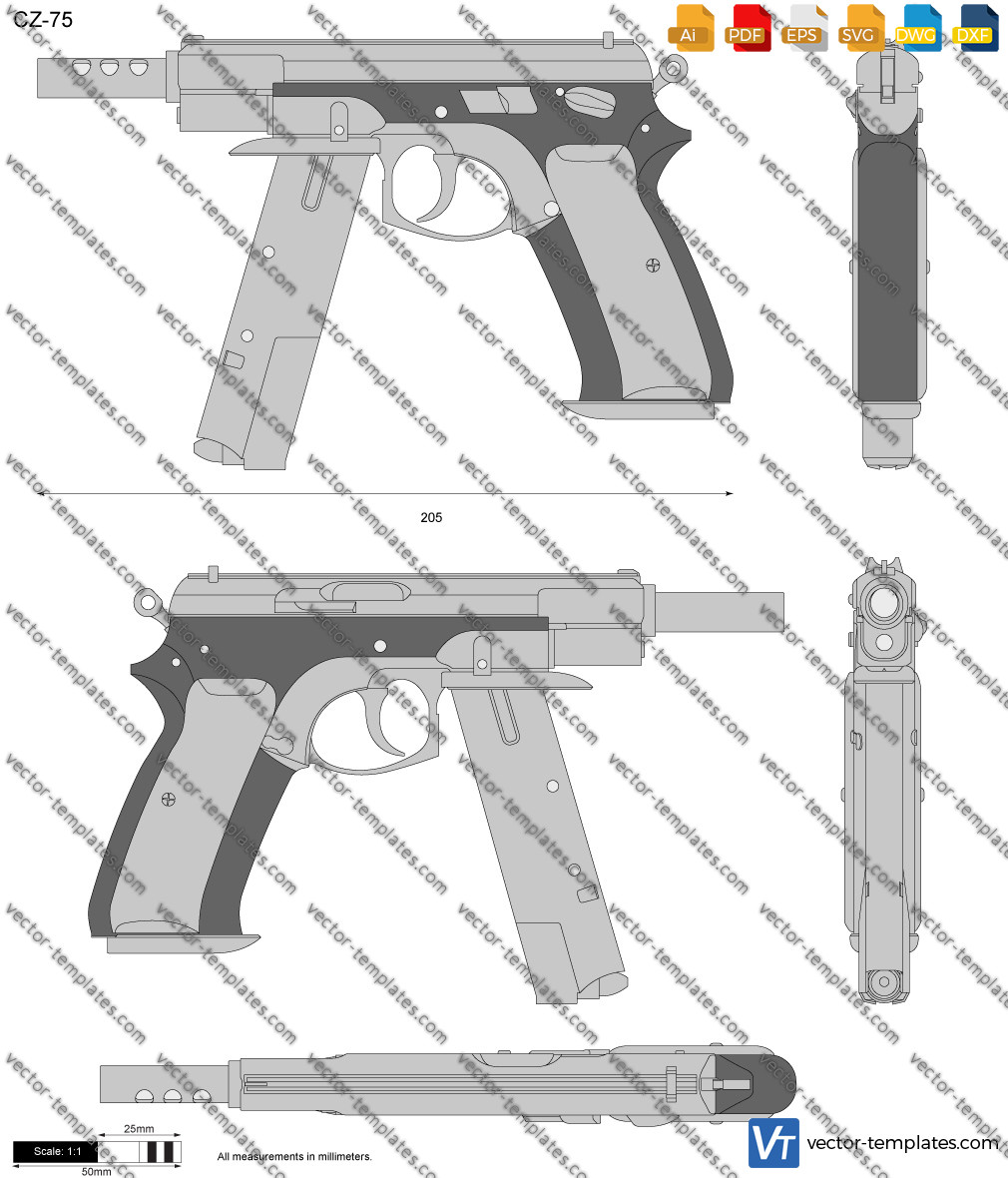 Templates - Weapons - Pistols - CZ-75