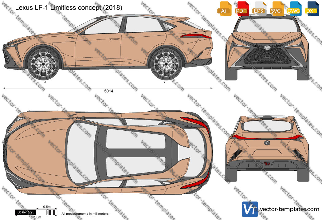 Templates - Cars - Lexus - Lexus LF-1 Limitless concept