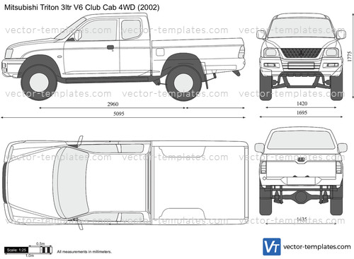 Mitsubishi Triton 3ltr V6 Club Cab 4WD