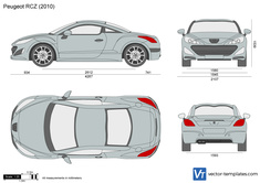 Audi A4 Avant g-tron vector drawing