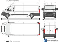 Download drawing Fiat Doblo Minivan 2009 in ai pdf png svg formats