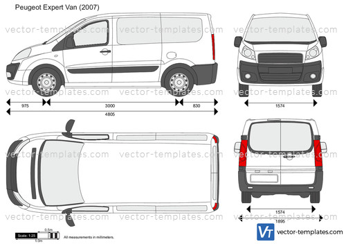 Templates - Cars - Peugeot - Peugeot Expert Van