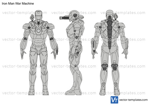 How to draw war machine from avengers endgame - comment dessiner war machine  - YouTube