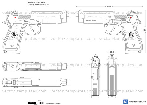 Templates - Weapons - Pistols - Beretta 92FS 9mm