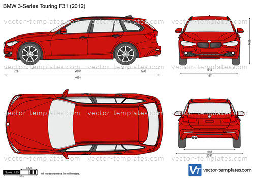 Templates - Cars - BMW - BMW 3-Series Touring F31