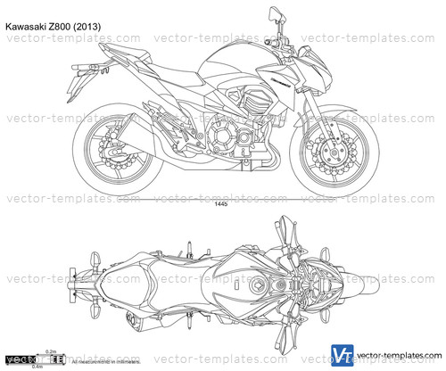 Kawasaki Z800  Motorcycle drawing, Bike drawing, Bike art