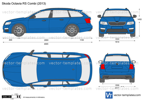 Templates - Cars - Skoda - Skoda Octavia RS Combi