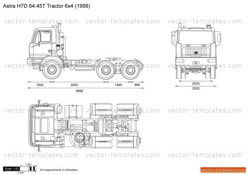 Templates - Trucks - Astra - Astra H7D 64.45T Tractor 6x4