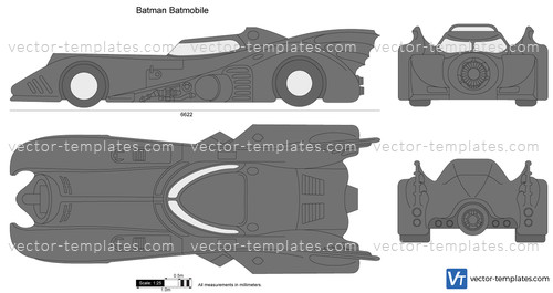 Templates - Cars - Various Cars - Batman Batmobile
