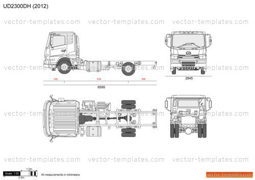 Templates - Trucks - UD-trucks - UD2300DH