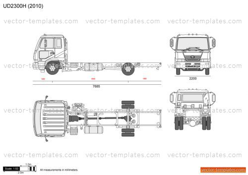 Templates - Trucks - UD-trucks - UD2300H