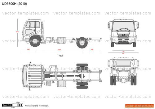 Templates - Trucks - UD-trucks - UD3300H