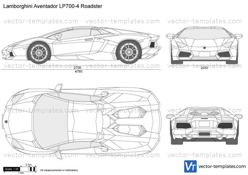 Lamborghini Aventador Paper Model Templates