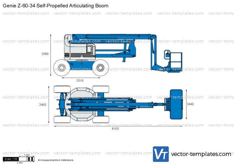 Genie Z-60-34 Self-Propelled Articulating Boom