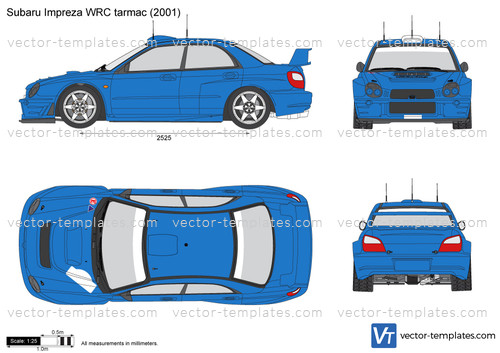 Subaru Impreza WRC tarmac