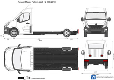 Renault Master Platform LWB H2 E30
