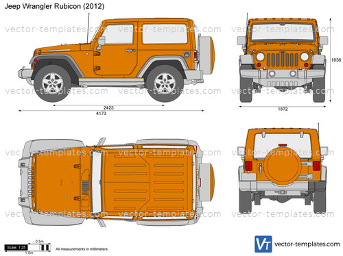 Templates - Cars - Jeep - Jeep Wrangler Rubicon
