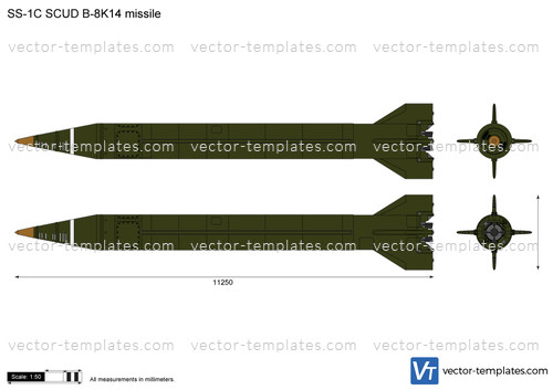SS-1C SCUD B-8K14 missile
