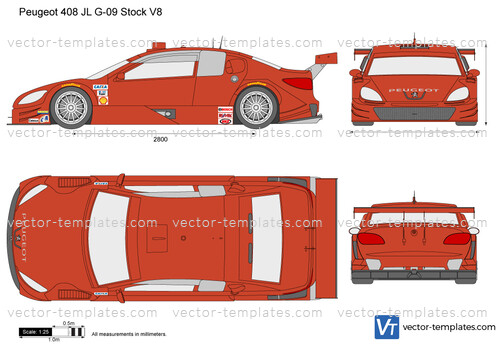 Peugeot 408 JL G-09 Stock V8