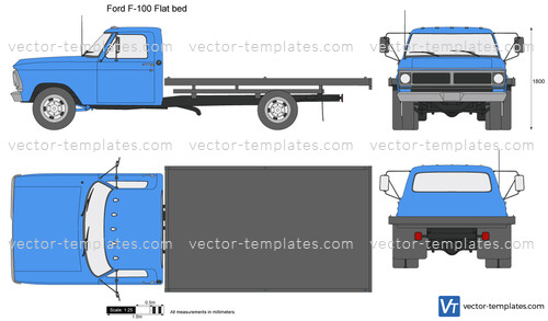 Ford F-100 Flat bed