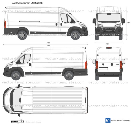 RAM ProMaster Van L4H2