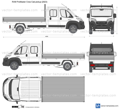 RAM ProMaster Crew Cab pickup