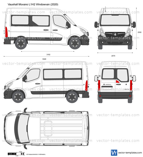 Vauxhall Movano L1H2 Windowvan