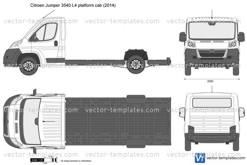 Citroen Jumper 3540 L4 platform cab