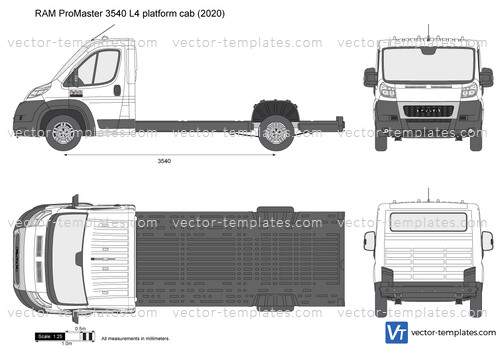 RAM ProMaster 3540 L4 platform cab