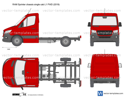 RAM Sprinter chassis single cab L1 FWD