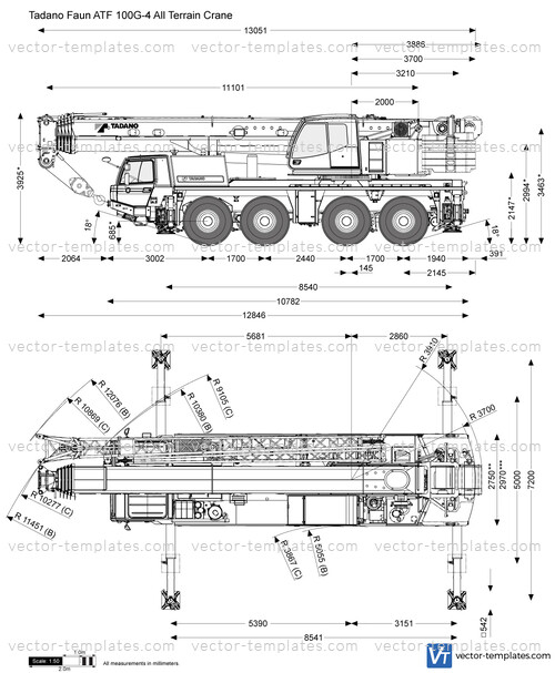 Tadano Faun ATF 100G-4 All Terrain Crane