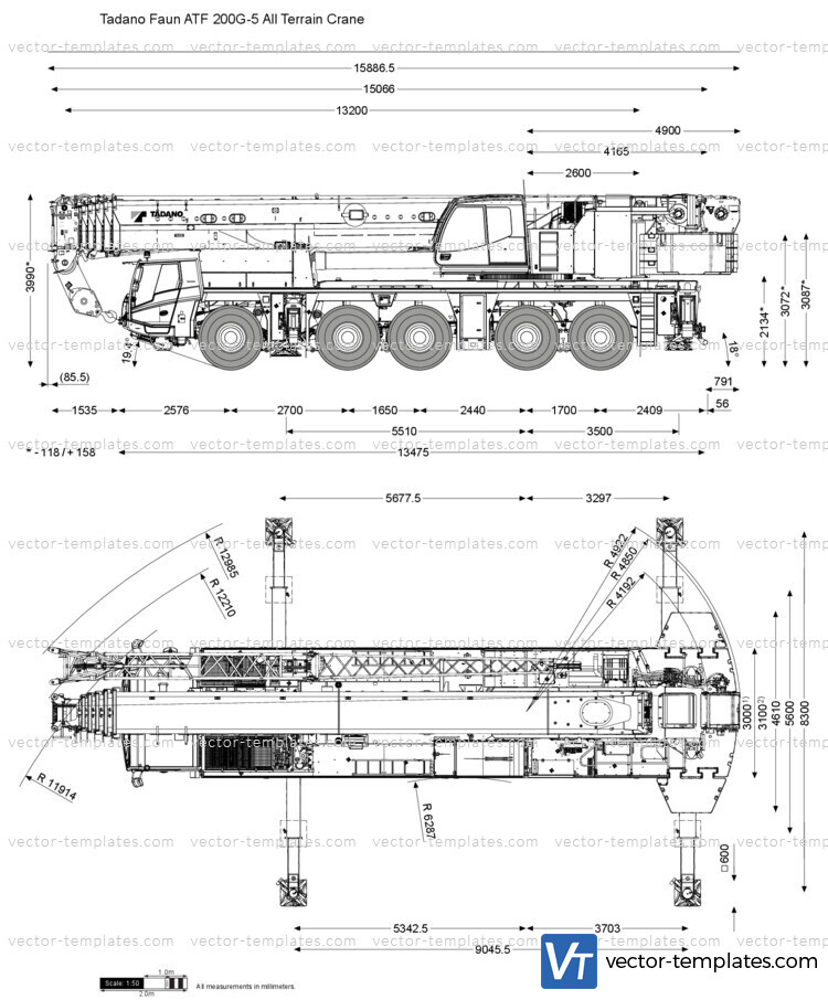 Tadano Faun ATF 200G-5 All Terrain Crane