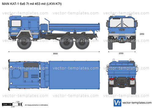 MAN KAT-1 6x6 7t mil 453 mit (LKW-K7t)