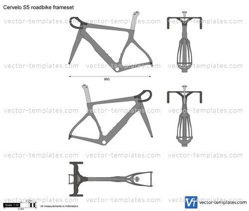 Cervelo S5 roadbike frameset