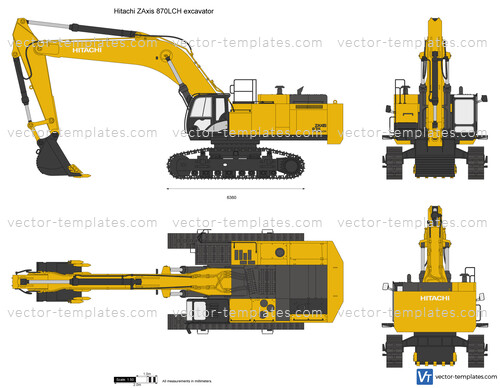 Hitachi ZAxis 870LCH excavator