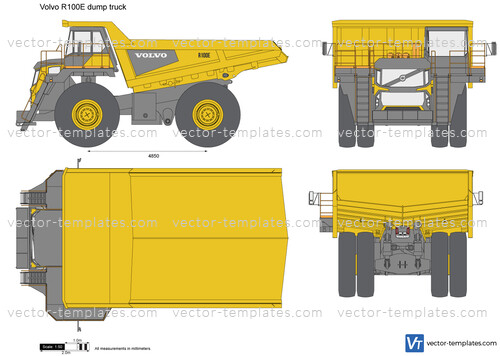 Volvo R100E dump truck