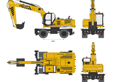 Excavator truck