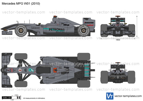 Mercedes MPG W01 F1 Formula 1