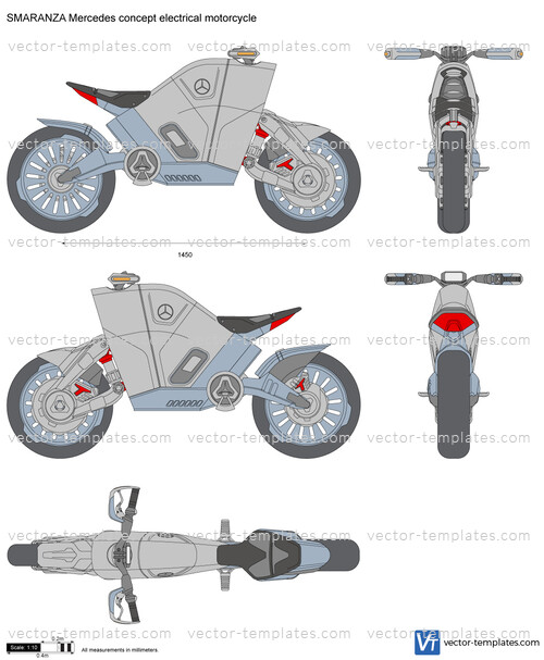 SMARANZA Mercedes concept electrical motorcycle