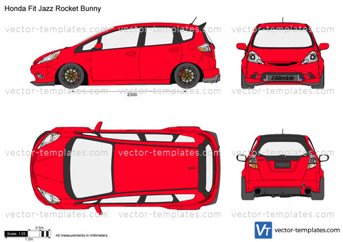 Honda Fit Jazz Rocket Bunny