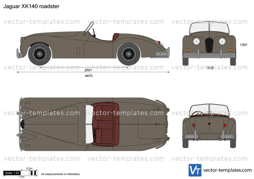 Jaguar XK140 roadster