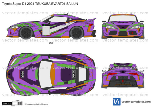 Toyota Supra D1 2021 TSUKUBA EVART01 SAILUN