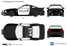 Ford Mustang police Transformers