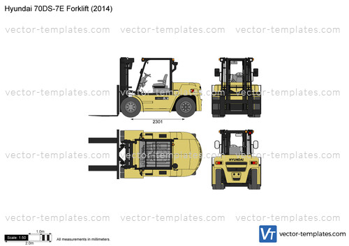 Hyundai 70DS-7E Forklift