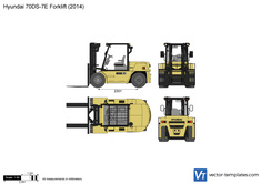 Hyundai 70DS-7E Forklift